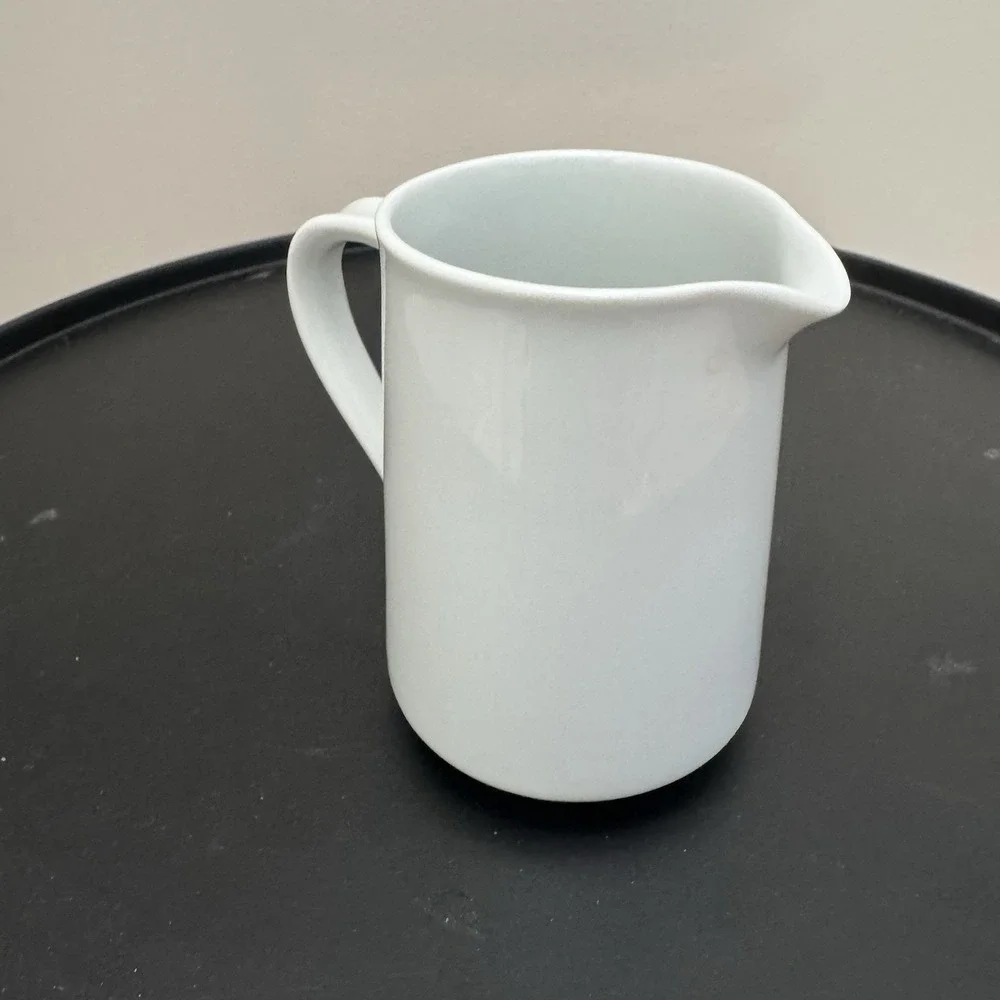 Vintage NORITAKE‎ Snowville 6453 White Creamer Pitcher 1960s 4 Inch MCM *